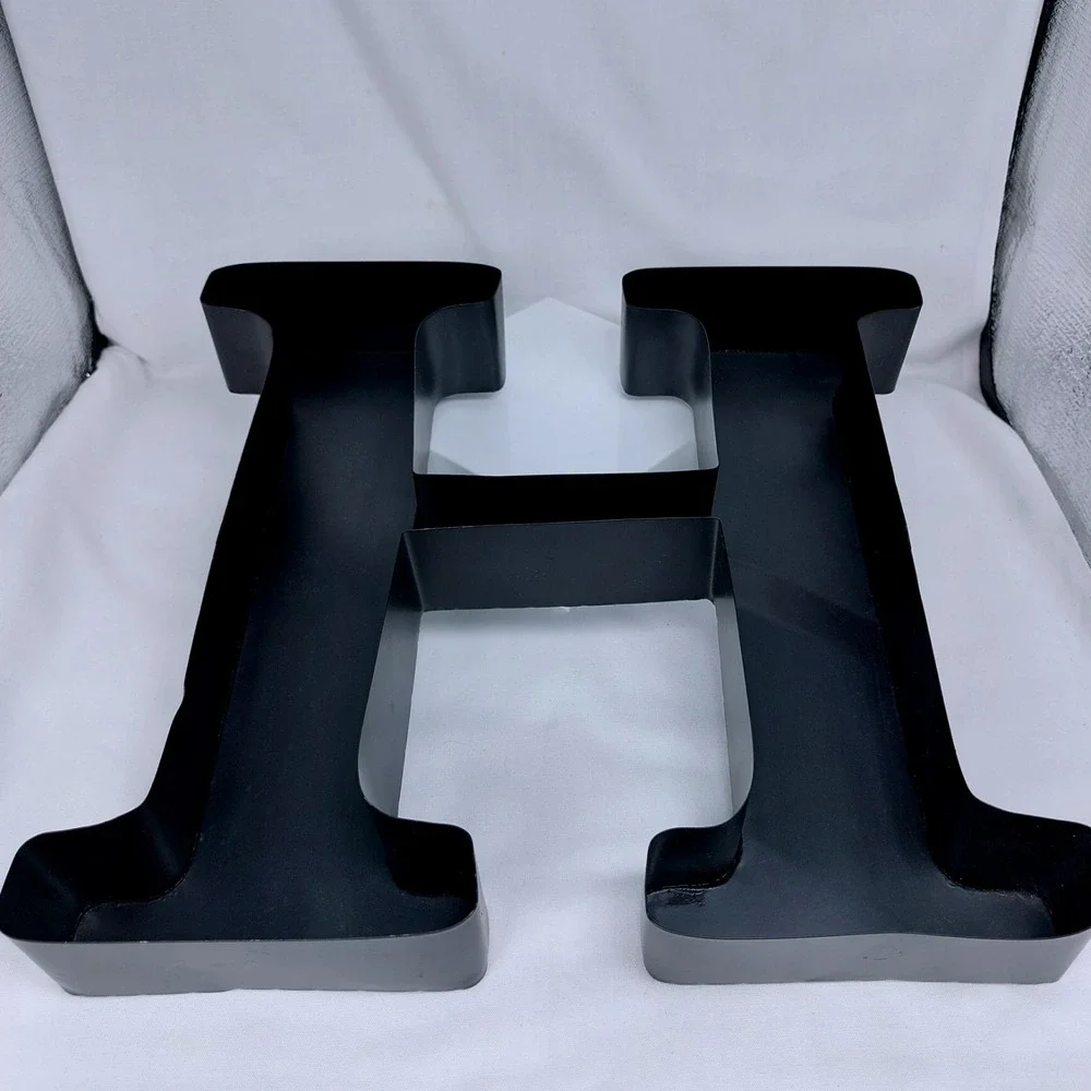 Black Metal 3D Letter 